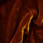 Deep Amber Silk Velvet